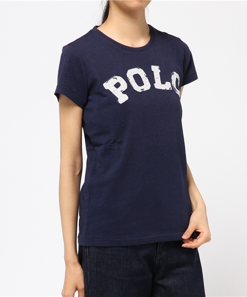 POLO RALPH LAUREN(ポロ ラルフ ローレン)の「アップリケド コットン クルーネック Tシャツ(Tシャツ/カットソー・レディース・ネイビー/ホワイト/ピンク系5・LARGE/MEDIUM/X-LARGE/X-SMALL/SMALL)」の20枚目の写真
