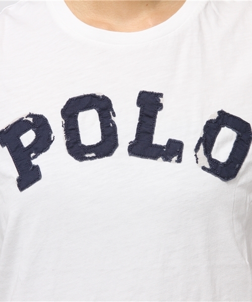 POLO RALPH LAUREN(ポロ ラルフ ローレン)の「アップリケド コットン クルーネック Tシャツ(Tシャツ/カットソー・レディース・ネイビー/ホワイト/ピンク系5・LARGE/MEDIUM/X-LARGE/X-SMALL/SMALL)」の17枚目の写真