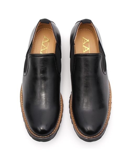 AAA（トリプルエー）の「AAA / ローカットサイドゴアシューズ（2323）（ドレスシューズ・メンズ・ブラック/ダークブラウン/キャメル・41/43/42/44/40）」の7枚目の写真