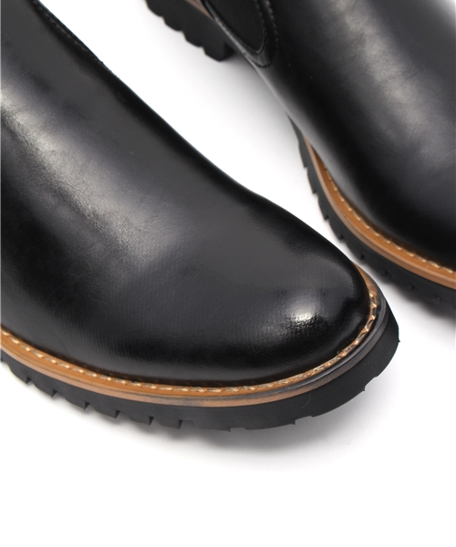 AAA（トリプルエー）の「AAA / ローカットサイドゴアシューズ（2323）（ドレスシューズ・メンズ・ブラック/ダークブラウン/キャメル・41/43/42/44/40）」の8枚目の写真