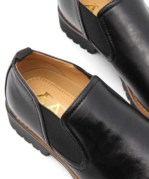 AAA（トリプルエー）の「AAA / ローカットサイドゴアシューズ（2323）（ドレスシューズ・メンズ・ブラック/ダークブラウン/キャメル・41/43/42/44/40）」の9枚目の写真