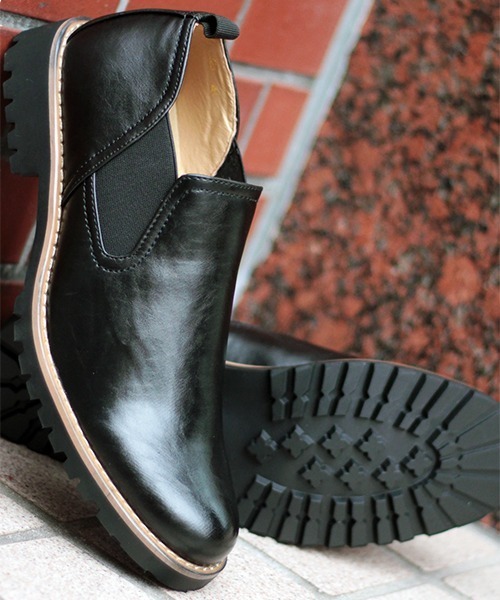 AAA（トリプルエー）の「AAA / ローカットサイドゴアシューズ（2323）（ドレスシューズ・メンズ・ブラック/ダークブラウン/キャメル・41/43/42/44/40）」の20枚目の写真