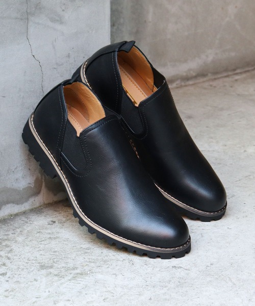 AAA（トリプルエー）の「AAA / ローカットサイドゴアシューズ（2323）（ドレスシューズ・メンズ・ブラック/ダークブラウン/キャメル・41/43/42/44/40）」の12枚目の写真