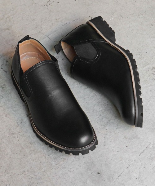 AAA（トリプルエー）の「AAA / ローカットサイドゴアシューズ（2323）（ドレスシューズ・メンズ・ブラック/ダークブラウン/キャメル・41/43/42/44/40）」の18枚目の写真