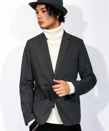 スーツ生地テーラードジャケット