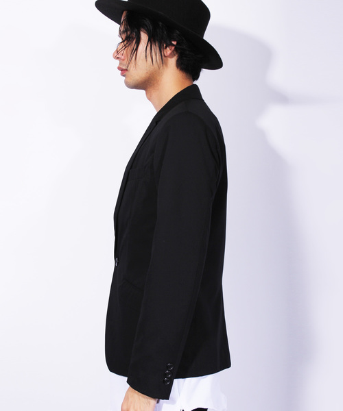 ８(eight)（エイト）の「スーツ生地テーラードジャケット（テーラードジャケット・メンズ・ワイン/ネイビー/ブラック/グレー/ベージュ・LARGE/X-LARGE/MEDIUM/SMALL/XX-LARGE）」の11枚目の写真