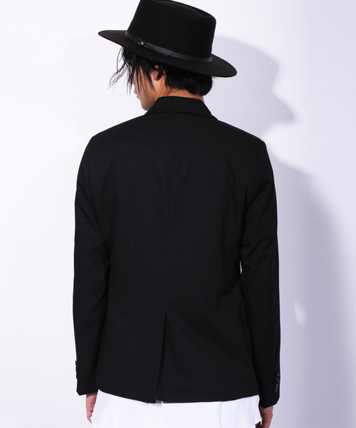 ８(eight)（エイト）の「スーツ生地テーラードジャケット（テーラードジャケット・メンズ・ワイン/ネイビー/ブラック/グレー/ベージュ・LARGE/X-LARGE/MEDIUM/SMALL/XX-LARGE）」の12枚目の写真