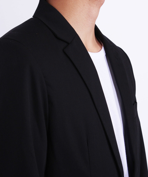 ８(eight)（エイト）の「スーツ生地テーラードジャケット（テーラードジャケット・メンズ・ワイン/ネイビー/ブラック/グレー/ベージュ・LARGE/X-LARGE/MEDIUM/SMALL/XX-LARGE）」の14枚目の写真