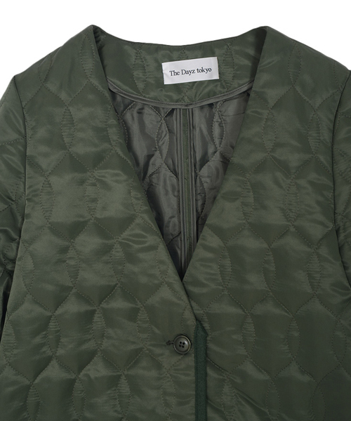 The Dayz tokyo（ザデイズトーキョー）の「Quilting coat（ノーカラージャケット）」 WEAR