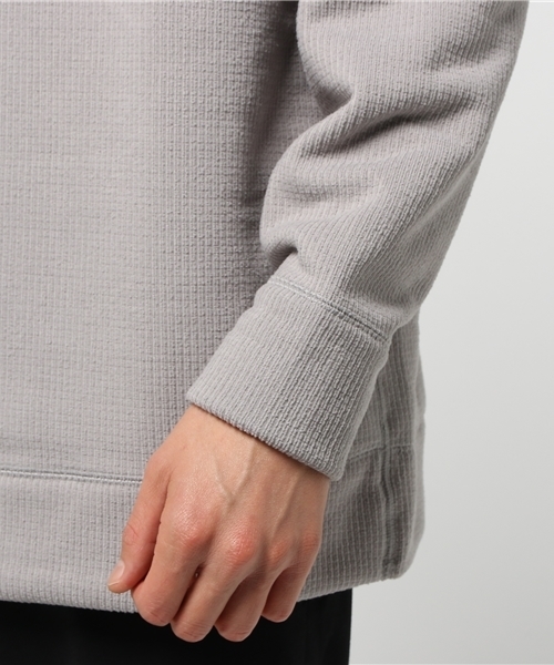 Denime（ドゥニーム）の「サーマルフリースクルーネックトップス（スウェット・メンズ・ネイビー/グレー/ホワイト・LARGE/MEDIUM/X-LARGE）」の12枚目の写真