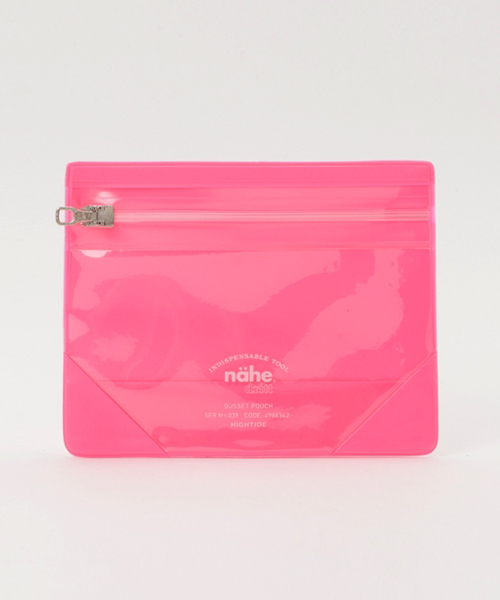 Nahe(ネーエ)の「nahe ネーエ ガセットポーチ S(ポーチ・レディース・イエロー/オレンジ/ブルー/ピンク/ライトグリーン・FREE)」の14枚目の写真
