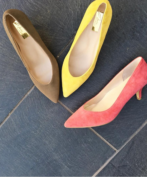 laboratory work(ラボラトリーワーク)の「ベーシック シンプルスエードパンプス(パンプス・レディース・ベージュ/イエロー/ピンク・MEDIUM/LARGE)」の15枚目の写真