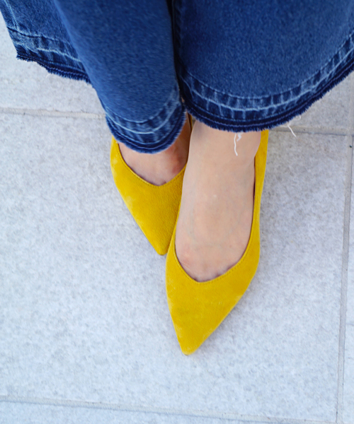 laboratory work(ラボラトリーワーク)の「ベーシック シンプルスエードパンプス(パンプス・レディース・ベージュ/イエロー/ピンク・MEDIUM/LARGE)」の18枚目の写真