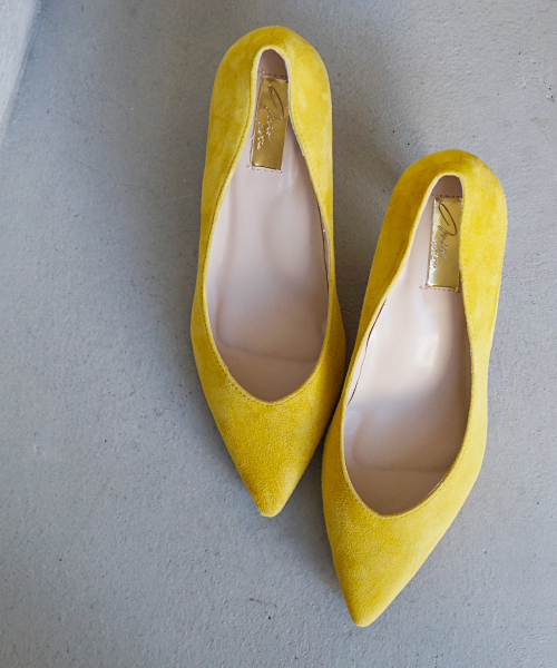 laboratory work(ラボラトリーワーク)の「ベーシック シンプルスエードパンプス(パンプス・レディース・ベージュ/イエロー/ピンク・MEDIUM/LARGE)」の22枚目の写真