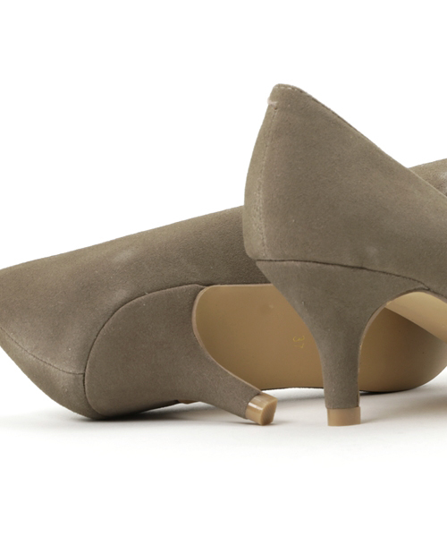 laboratory work(ラボラトリーワーク)の「ベーシック シンプルスエードパンプス(パンプス・レディース・ベージュ/イエロー/ピンク・MEDIUM/LARGE)」の4枚目の写真