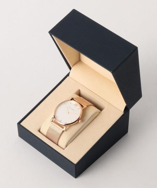 Paul Hewitt（ポールヒューイット）の「△＜PAULHEWITT（ポールヒューイット）＞SAILOR メッシュ ホワイト 時計36mm（アナログ腕時計・レディース・ゴールド/シルバー・FREE）」の10枚目の写真