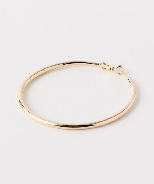 Another Edition（アナザーエディション）の「ベーシックフープピアス（ピアス（両耳用）・レディース・ゴールド/シルバー・FREE）」の3枚目の写真