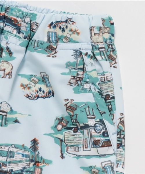 THE NORTH FACE（ザノースフェイス）の「ザ・ノース・フェイス  キッズ&ベビーグラフィックプリントショートパンツ　/　ノベルティーウォーターショーツ（その他パンツ・キッズ・その他1/サックスブルー/カーキ/ブルー系その他/その他・100/120/110/130/140/150/80/90）」の7枚目の写真