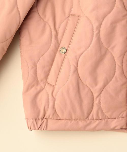 coen(コーエン)の「【手洗いできる】TUFLEX(タフレックス)×Thermore(サーモア)キルティングショートコート(ブルゾン・レディース・ナチュラル/オリーブ/ピンク・LARGE/MEDIUM)」の8枚目の写真