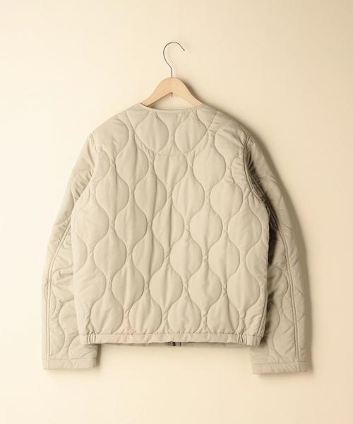 coen(コーエン)の「【手洗いできる】TUFLEX(タフレックス)×Thermore(サーモア)キルティングショートコート(ブルゾン・レディース・ナチュラル/オリーブ/ピンク・LARGE/MEDIUM)」の13枚目の写真