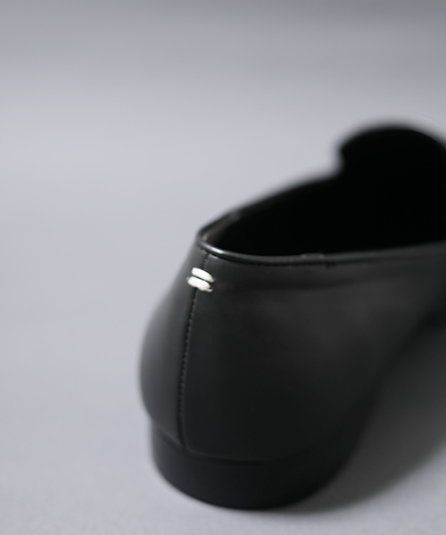 NUMBER (N)INE（ナンバーナイン）の「【NUMBER (N)INE】≪WEB限定≫ネオレザープレーンスリッポン/（ドレスシューズ・メンズ・ブラック・25.0cm/26.0cm/27.0cm）」の4枚目の写真