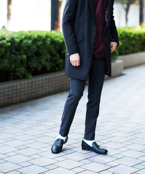 NUMBER (N)INE（ナンバーナイン）の「【NUMBER (N)INE】≪WEB限定≫ネオレザープレーンスリッポン/（ドレスシューズ・メンズ・ブラック・25.0cm/26.0cm/27.0cm）」の12枚目の写真