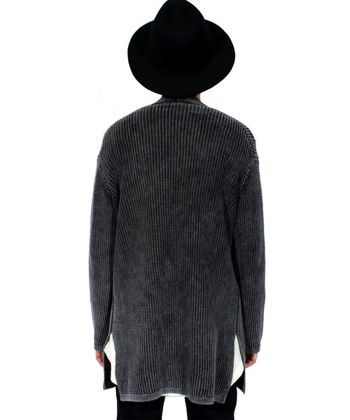 ８(eight)（エイト）の「ニット コーディガン ガウン（カーディガン/ボレロ・メンズ・ブラック/ベージュ/ピンク/ネイビー・LARGE/MEDIUM）」の10枚目の写真