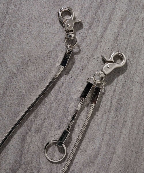 STUDIOUS（ステュディオス）の「【STUDIOUS】スエッジウォレットチェーン（ウォレットチェーン・メンズ・シルバー・FREE）」の2枚目の写真