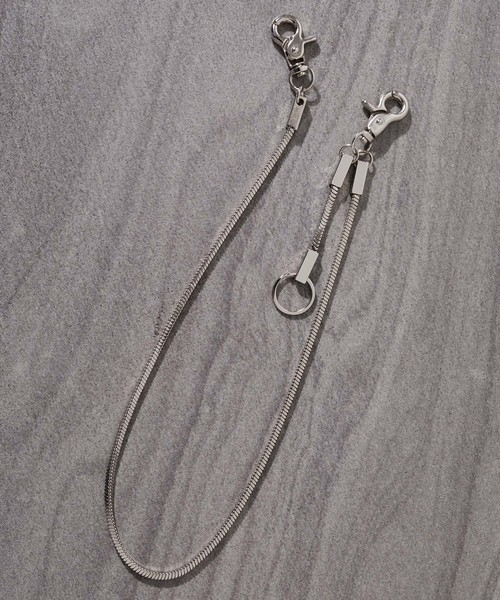 STUDIOUS（ステュディオス）の「【STUDIOUS】スエッジウォレットチェーン（ウォレットチェーン・メンズ・シルバー・FREE）」の4枚目の写真