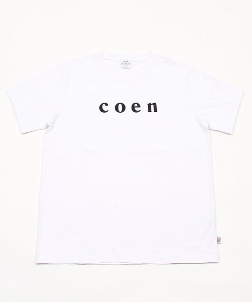 coen（コーエン）の「【MENS】coen(コーエン)ロゴTシャツ（Tシャツ/カットソー・メンズ・ネイビー/ライトピンク/ブラック/ホワイト・X-LARGE/MEDIUM/SMALL/LARGE）」の12枚目の写真