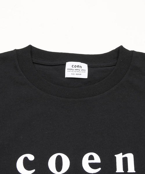 coen（コーエン）の「【MENS】coen(コーエン)ロゴTシャツ（Tシャツ/カットソー・メンズ・ネイビー/ライトピンク/ブラック/ホワイト・X-LARGE/MEDIUM/SMALL/LARGE）」の18枚目の写真