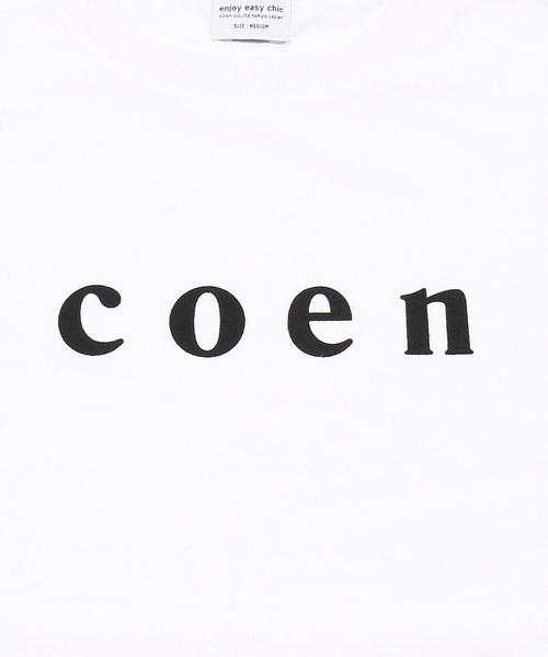 coen（コーエン）の「【MENS】coen(コーエン)ロゴTシャツ（Tシャツ/カットソー・メンズ・ネイビー/ライトピンク/ブラック/ホワイト・X-LARGE/MEDIUM/SMALL/LARGE）」の15枚目の写真