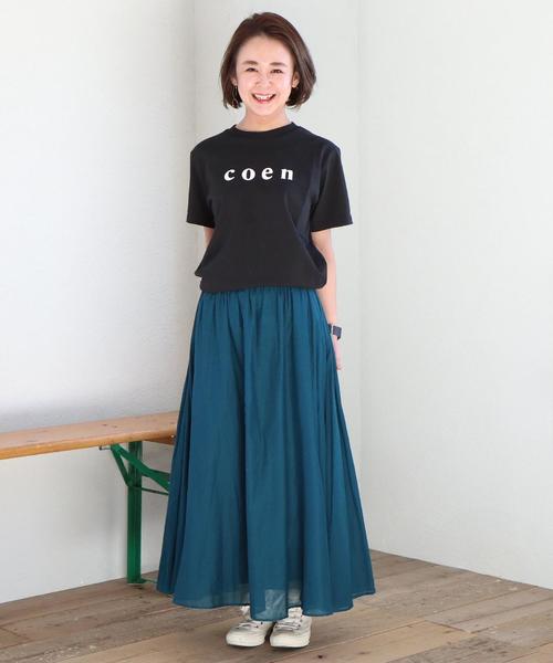 coen（コーエン）の「【MENS】coen(コーエン)ロゴTシャツ（Tシャツ/カットソー・メンズ・ネイビー/ライトピンク/ブラック/ホワイト・X-LARGE/MEDIUM/SMALL/LARGE）」の22枚目の写真