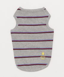 JEKYLL EGG（ジキルエッグ）の「JekyllEgg/ジキルエッグ/【くつろ着】3色ボーダー綿タンク DS,DM,XXL/犬服（ドッグウェア）（ペットウェア）」