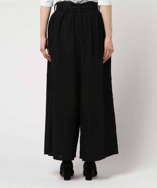 AMERICAN HOLIC（アメリカンホリック）の「・麻混ウエストリボンワイドパンツ（その他パンツ・レディース・ベージュ/ブラック/ブルー/カーキ/キャメル・FREE）」の19枚目の写真