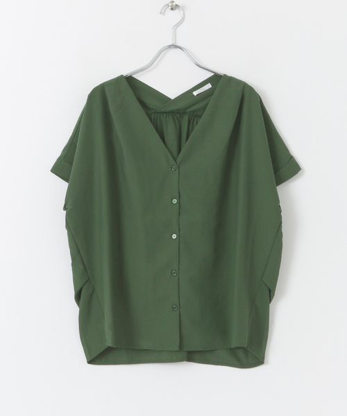 ITEMS URBANRESEARCH（アイテムズ アーバンリサーチ）の「フレンチソデブラウス（シャツ/ブラウス・レディース・ブラック/パープル/グリーン/ベージュ系その他・FREE）」の21枚目の写真