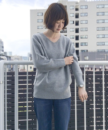 LBC | ヤクウールブレンドニットチュニック(ニット/セーター)