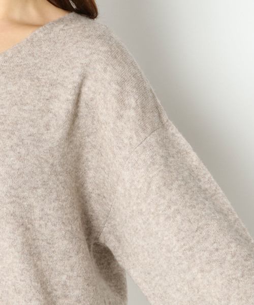 LBC(エルビーシー)の「ヤクウールブレンドニットチュニック(ニット/セーター・レディース・ベージュ/グレー/ブルー・M/L)」の10枚目の写真