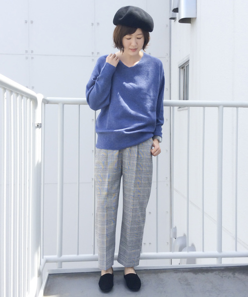 LBC(エルビーシー)の「ヤクウールブレンドニットチュニック(ニット/セーター・レディース・ベージュ/グレー/ブルー・M/L)」の6枚目の写真