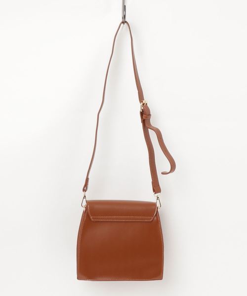 florist(フローリスト)の「アローロックアンティークレトロスクエアフラップバッグ(ショルダーバッグ・レディース・ブラック/キャメル・FREE)」の3枚目の写真