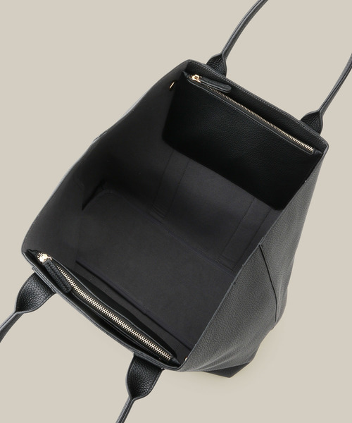 ADAM ET ROPE'（アダムエロペ）の「2WAYフェイクレザービッグトートバッグ（トートバッグ・メンズ・ブラック/グレー・FREE）」の11枚目の写真