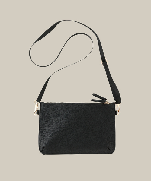 ADAM ET ROPE'（アダムエロペ）の「2WAYフェイクレザービッグトートバッグ（トートバッグ・メンズ・ブラック/グレー・FREE）」の6枚目の写真