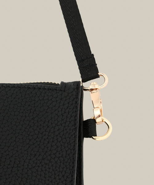 ADAM ET ROPE'（アダムエロペ）の「2WAYフェイクレザービッグトートバッグ（トートバッグ・メンズ・ブラック/グレー・FREE）」の8枚目の写真