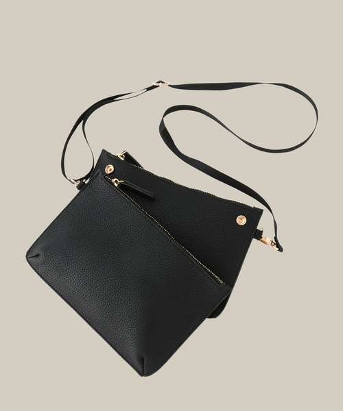 ADAM ET ROPE'（アダムエロペ）の「2WAYフェイクレザービッグトートバッグ（トートバッグ・メンズ・ブラック/グレー・FREE）」の12枚目の写真