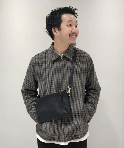 ADAM ET ROPE'（アダムエロペ）の「2WAYフェイクレザービッグトートバッグ（トートバッグ・メンズ・ブラック/グレー・FREE）」の16枚目の写真