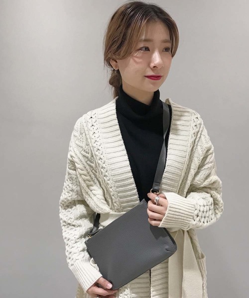 ADAM ET ROPE'（アダムエロペ）の「2WAYフェイクレザービッグトートバッグ（トートバッグ・メンズ・ブラック/グレー・FREE）」の18枚目の写真