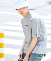 KANGOL(カンゴール)の▽WEB限定 MONO-MART×KANGOL 別注ロゴ刺繍 プリント半袖Tee オーバーサイズカットソー ワッペン トップス(Tシャツ/カットソー)