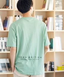 ▽WEB限定 MONO-MART×KANGOL 別注ロゴ刺繍 プリント半袖Tee オーバーサイズカットソー ワッペン トップス