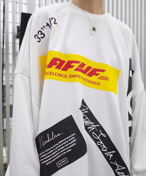 rovtski（ロフトスキー）の「NEOPRANE PRINT CREW NECK F/ネオプレーンプリントクルースウェット（スウェット・レディース・ホワイト/ブラック・FREE）」の12枚目の写真