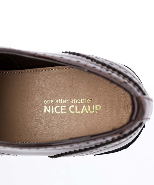 one after another NICE CLAUP（ワンアフターアナザーナイスクラップ）の「ウィングチップ厚底レースアップシューズ（その他シューズ・レディース・ブラック/ダークブラウン/モカ・SMALL/MEDIUM/LARGE）」の8枚目の写真